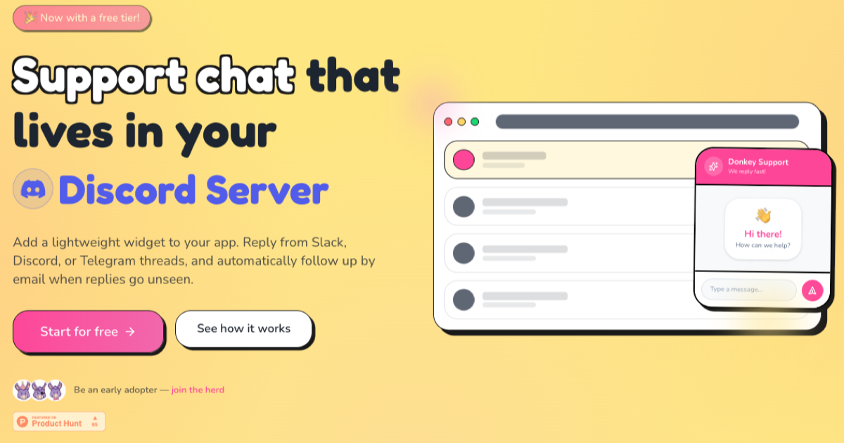 Donkey Support screenshot 1